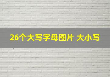 26个大写字母图片 大小写